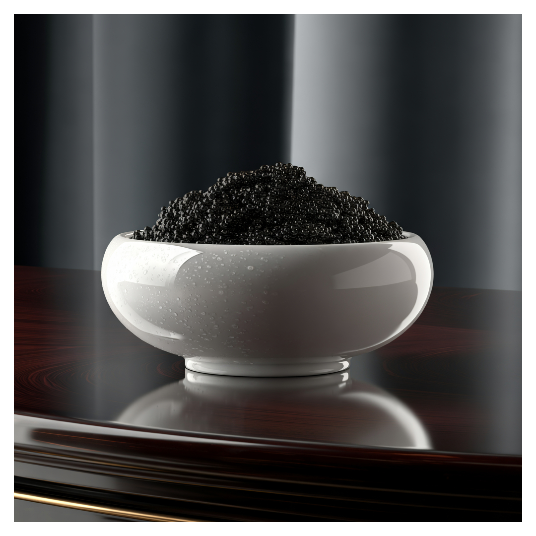 Caviar and champagne elite dominatrix aesthetic